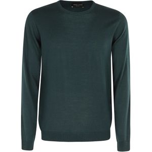 Roberto Collina, Heren, Truien, Groen, Maat: XL Wol,