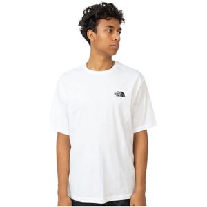 The North Face, Heren, Tops, Wit, Maat: L Katoen,