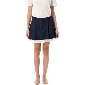 The Garment, Dames, Rokken, Blauw, Maat: XS Denim,