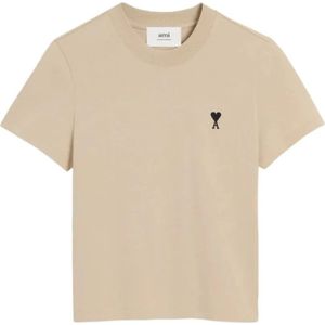 Ami Paris, Dames, Tops, Beige, Maat: M
