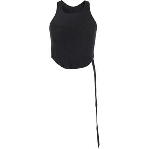 Rick Owens, Heren, Tops, Zwart, Maat: S Katoen,