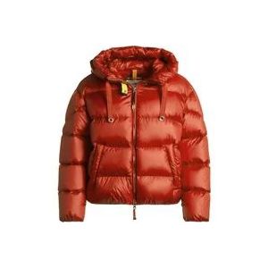 Parajumpers Korte Fiery Red Donsjas , Red , Dames , Maat: L