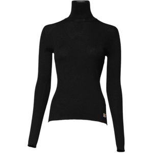 Dolce & Gabbana, Dames, Truien, Zwart, Maat: S Kasjmier,
