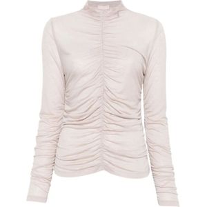 Liu Jo, Dames, Tops, Beige, Maat: L