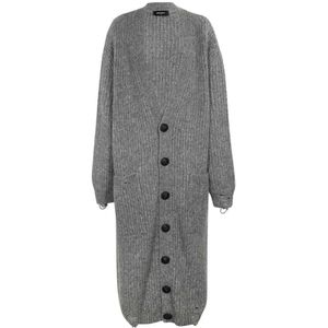 Dsquared2, Dames, Truien, Grijs, Maat: S Wol,