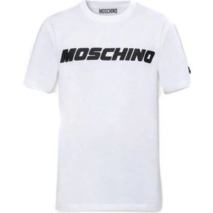 Moschino, Heren, Tops, Wit, Maat: XL Katoen,