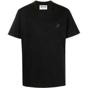 Golden Goose, Heren, Tops, Zwart, Maat: S Katoen,