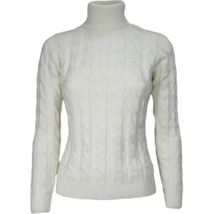 Cashmere Company, Dames, Truien, Wit, Maat: XS Wol,