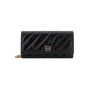 Balenciaga Wallets Cardholders , Black , Dames , Maat: ONE Size