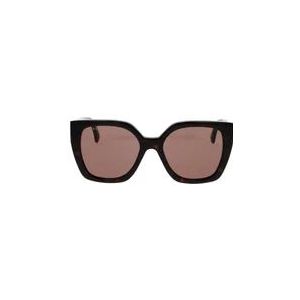 Gucci Stijlvolle zonnebril , Black , Dames , Maat: 55 MM