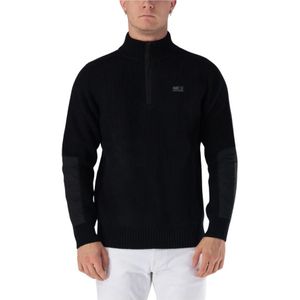 MC2 Saint Barth, Heren, Truien, Zwart, Maat: XL Wol,