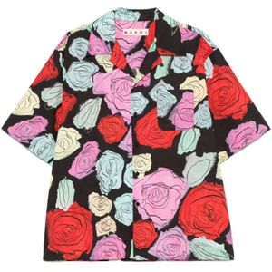 Marni, Heren, Overhemden, Veelkleurig, Maat: S Katoen,