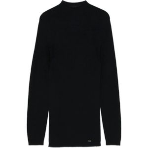 Emporio Armani, Dames, Truien, Zwart, Maat: L Zijde,