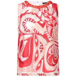 Ana Alcazar, Dames, Tops, Rood, Maat: XS Satijn,