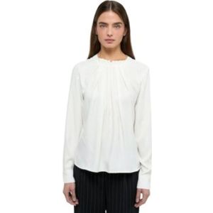 Eterna, Dames, Blouses & Shirts, Wit, Maat: XL Viscose,