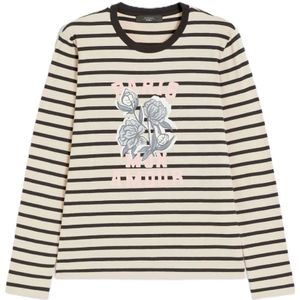 Weekend Max Mara, Dames, Tops, Zwart, Maat: S Katoen,