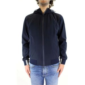 People of Shibuya, Heren, Sweatshirts & Hoodies, Blauw, Maat: 3XL Polyamide,