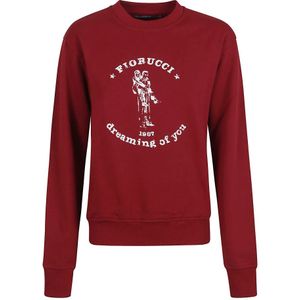 Fiorucci, Dames, Sweatshirts & Hoodies, Rood, Maat: XS