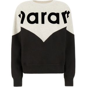 Marant étoile, Dames, Sweatshirts & Hoodies, Zwart, Maat: 2XS Katoen,