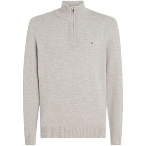 Tommy Hilfiger, Heren, Truien, Grijs, Maat: S Wol,
