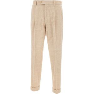 Hugo, Heren, Broeken, Beige, Maat: M Katoen,