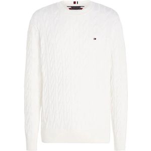 Tommy Hilfiger, Heren, Truien, Wit, Maat: 2XL