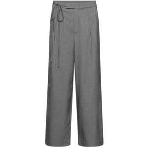 Kaffe - Wijde Broek - Grijs Melange - Dames