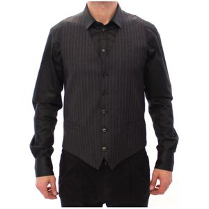 Dolce & Gabbana, Heren, Pakken, Grijs, Maat: M Wol,