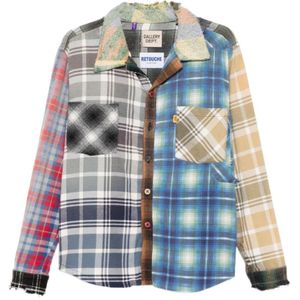 Gallery Dept., Heren, Overhemden, Veelkleurig, Maat: M Flanel,