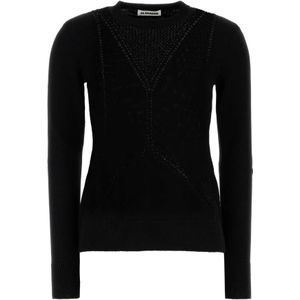 Jil Sander, Dames, Truien, Zwart, Maat: XS Wol,
