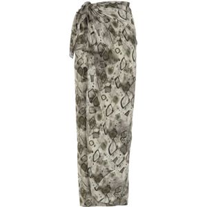 Cortana, Dames, Rokken, Grijs, Maat: XS Zijde,