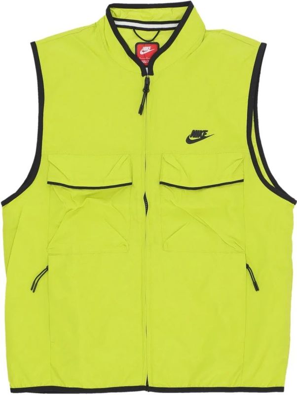 Nike, Heren, Jassen, Geel, Maat: XS Nylon,