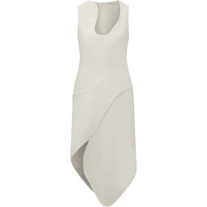 Ferragamo, Dames, Jurken, Wit, Maat: S Viscose,