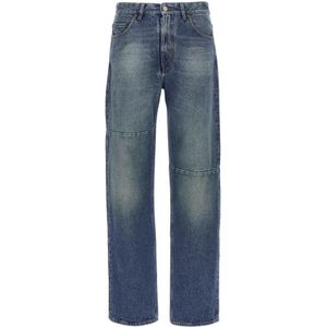 MM6 Maison Margiela, Heren, Jeans, Blauw, Maat: W30 Katoen,