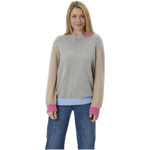 Lind, Dames, Truien, Veelkleurig, Maat: M Katoen,