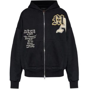 Amiri, Heren, Sweatshirts & Hoodies, Zwart, Maat: 2XL Katoen,