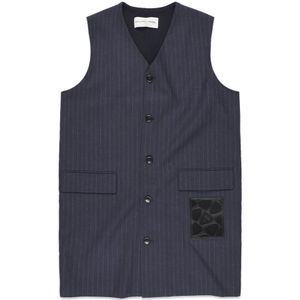 Philippe Model, Dames, Jassen, Blauw, Maat: S Flanel,