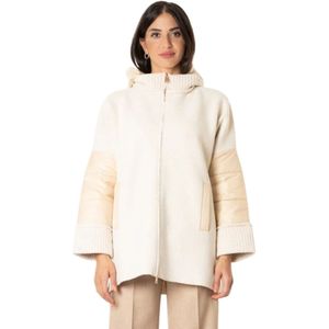 D.Exterior, Dames, Jassen, Wit, Maat: M Zijde,