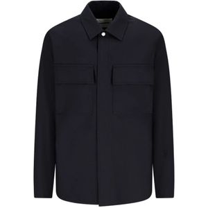 Jil Sander, Heren, Jassen, Zwart, Maat: M