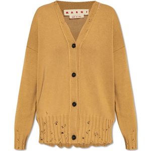 Marni, Dames, Truien, Bruin, Maat: 2XS Katoen,