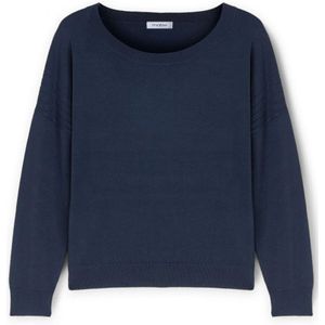 Motivi, Dames, Truien, Blauw, Maat: XS Viscose,