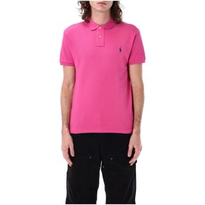 Polo Ralph Lauren, Heren, Tops, Roze, Maat: S Katoen,