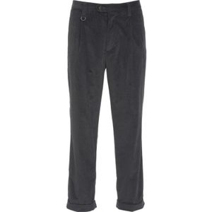 Paolo Pecora, Heren, Broeken, Grijs, Maat: S Corduroy,