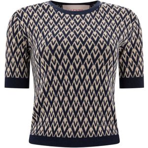 Valentino, Dames, Truien, Veelkleurig, Maat: XS Wol,