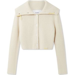 Axel Arigato, Dames, Truien, Beige, Maat: XS Wol,