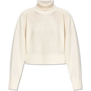 Michael Kors, Dames, Truien, Beige, Maat: XS Wol,