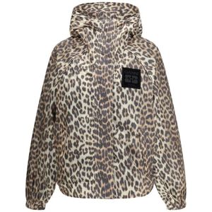 Ganni, Dames, Jassen, Veelkleurig, Maat: L/Xl Nylon,