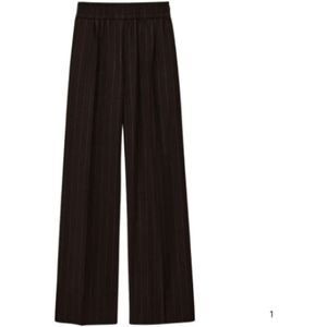 Ba&Sh, Dames, Broeken, Bruin, Maat: 2XS Leer,