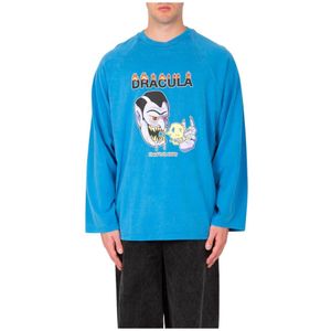 Liberal Youth Ministry, Heren, Tops, Blauw, Maat: M