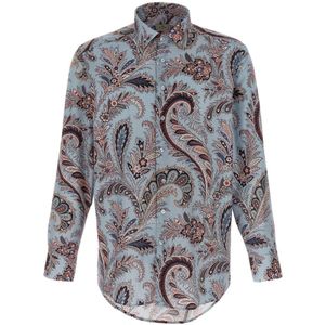 Etro, Heren, Overhemden, Veelkleurig, Maat: L Katoen,